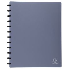 Protège-documents amovibles à anneaux de 60 vues - Bleu Métallisé EXACOMPTA Image