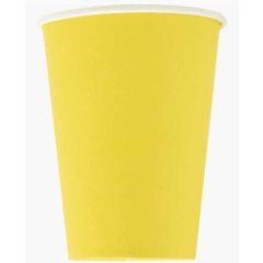 Gobelet en carton Jaune - 0,2 L PRONAPPE Lot de 15