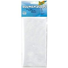 Papier de Soie - Blanc - 500 x 700 mm : FOLIA Lot de 10 Visuel