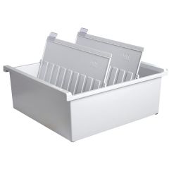 Bac pour 1200 fiches  - Format A4 - Gris lumière EXACOMPTA 52540D