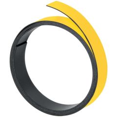 Bande magnétique - 10 mm x 1 m - Jaune FRANKEN