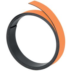 Bande magnétique - 10 mm x 1 m - Orange FRANKEN