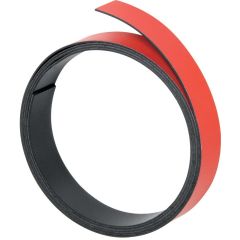 Bande magnétique - 10 mm x 1 m - Rouge FRANKEN
