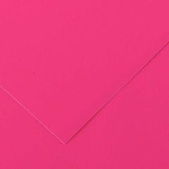 Feuilles de couleur 500 x 650 mm - Rose Fluo - CANSON Vivaldi