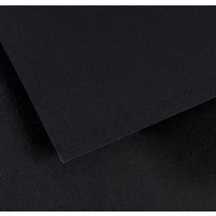 Feuille de papier dessin Mi-teintes - Noir - 500 x 650 mm : CANSON