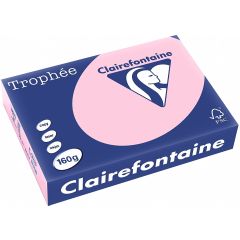 Ramette de papier de 250 feuilles A3 160g - Rose : CLAIREFONTAINE Trophée Visuel