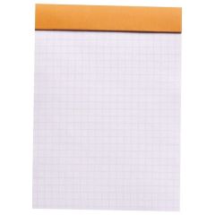 Photo Bloc-notes quadrillé - Couverture Orange - 105 x 148 mm A6 RHODIA N°13 Fermé