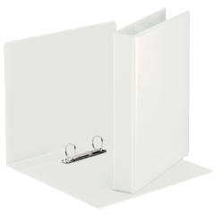 Photo Classeur A5 personnalisable 2 anneaux - Dos de 40 mm - Blanc ESSELTE