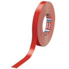 Photo TESA : Ruban adhésif rouge en vinyle - 19 mm x 50 m (Rouleau)