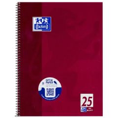 Photo OXFORD : Cahier à spirale - 160 pages lignées A4+ 100050355