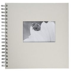 Photo PAGNA 12156-02 : Album photos à spirales Passe partout - Blanc - 240 x 250 mm