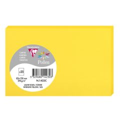 Photo Carte en papier POLLEN 82 x 128 mm - Jaune Soleil 1423C 