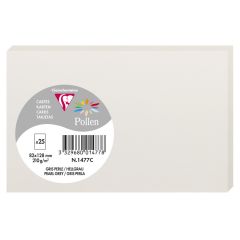 Photo Carte en papier POLLEN 82 x 128 mm - Gris Perle 1477C  