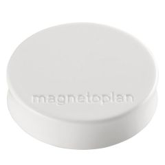 Photo Aimants ronds Ergo - 30 mm - Blanc MAGNETOPLAN 1664000