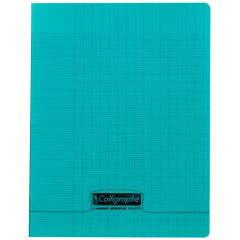 Photo Cahier Séyès 96 pages - 170 x 220 mm - Vert CALLIGRAPHE Polypro