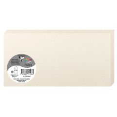 Photo POLLEN : Carte double de papier - Format DL - Ivoire irisé 22586C