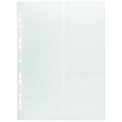 Photo Recharge pour classeur à anneaux pour 200 cartes de visite DURABLE Visifix