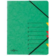 Photo 24061-03   Pagna : Trieur à élastiques 7 compartiments - Vert