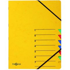 Photo 24061-05  Pagna : Trieur à élastiques 7 compartiments - Jaune