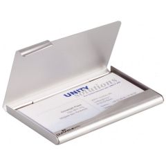 Photo Étui pour cartes de visite - Aluminium DURABLE Business Card Box
