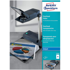 Photo Transparent pour rétroprojecteur avec bandes optiques - A4 AVERY