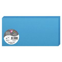 Photo POLLEN : Carte double de papier - Format DL - Bleu turquoise 2522C