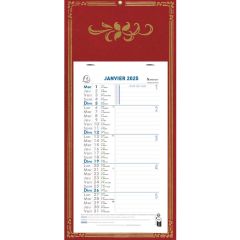 Calendrier mensuel 2025 mural - 19 x 41 cm EXACOMPTA Skytos