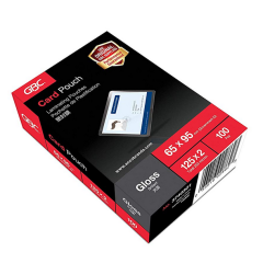 Photo Pochettes à plastifier des Cartes - 250 mic 65 x 95 mm GBC CardPouch