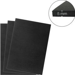Photo TRANSOTYPE : Lot de 25 plaques de mousse - 297 x 420 mm - Noir détails