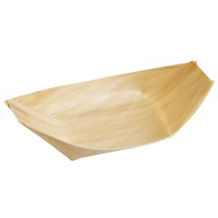 Photo Coupelle bateau pour amuse-bouche - 115 x 70 mm NATURE STAR