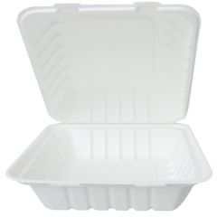 Photo Boîte à repas en canne à sucre - 185 x 135 x 65 mm NATURE STAR