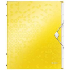 Photo Trieur A4 - 6 compartiments - Jaune LEITZ Wow Image