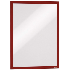Photo DURABLE 4873-03 Cadres d'affichage magnétiques adhésif - A3 - Rouge
