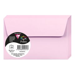 Photo Enveloppe POLLEN Rose Dragée Format  90 x 140 mm 5531C