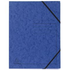 Photo Chemise imprimée à élastiques - Sans rabat - Bleu EXACOMPTA Image