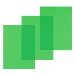 Photo Couvertures pour reliure A4 - PVC 0,20 mm - Vert transparent PAVO 8030675 