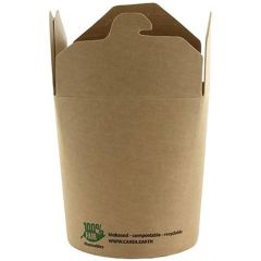 Photo Boîte à snack - 82 x 70 x 98 mm PAP STAR Pure