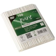 Photo Touillettes en papier - 110 mm PAP STAR Pure