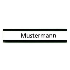 Photo Porte-étiquette magnétique - 60 x 15 mm - Marron : FRANKEN C-profil