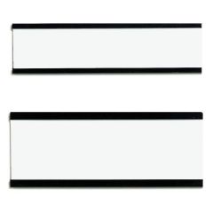 Photo Porte-étiquette magnétique C-profil - 75 x 20 mm - Marron : FRANKEN