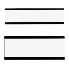 Photo Porte-étiquette magnétique C-profil - 75 x 50 mm - Marron : FRANKEN