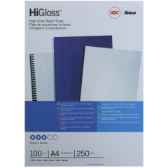 Photo Couverture pour reliure de présentation A4  (GBC CE020071 carton)