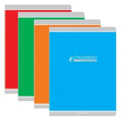 Photo CONQUERANT Cahier Grands Carreaux 240 x 320 mm 96 pages 100104302