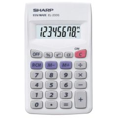 photo SHARP : Calculatrice de poche sans étui - EL-233S