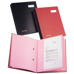 Parapheur Double Clips - Noir - 20 compartiments : EMEY