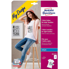 Photo Films transfert T-shirts clairs - Blanc AVERY MD1002