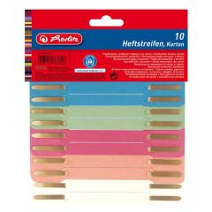 Photo Relieur à lamelles pour dossier en carton recyclé - Assortiment : HERLITZ Lot de 10 réf. 8767600
