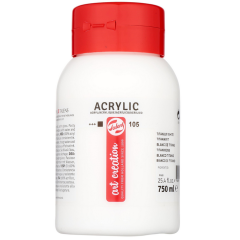 Photo ROYAL TALENS : Peinture acrylique ArtCréation - Blanc - 750 ml