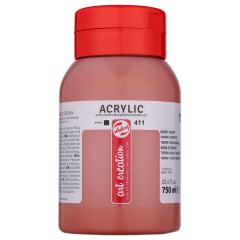 Photo ROYAL TALENS : Peinture acrylique ArtCréation - Terre Sienne brûlée - 750 ml Flacon