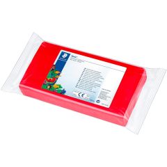 photo STAEDTLER : Pâte à modeler Plastiline Noris Club - pain de 1 Kg - Rouge 8421-2